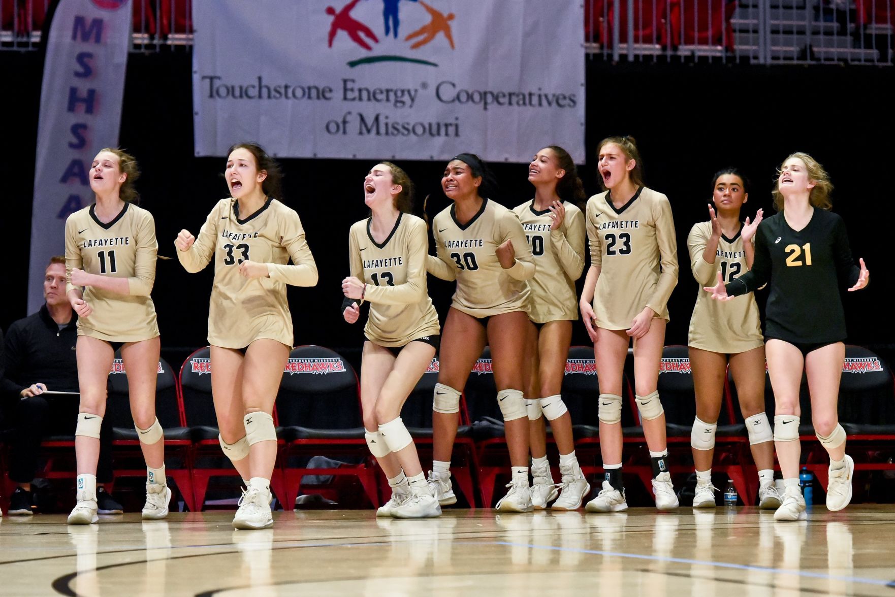 11/09/19 - Girls Volleyball - Class 4 state championship - Nixa vs Lafayette